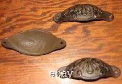 100 Cast Iron Antique Victorian Style OVAL Drawer Pull Barn Handle, Door Handles