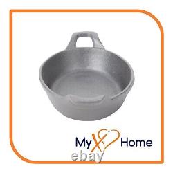 25 oz. Pre-Seasoned Mini Cast Iron Oval Casserole Dish (4 Skillets) by MyXOHome
