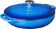 3.6 Quart Enameled Cast Iron Oval Casserole with Lid Dual Handles Oven Safe