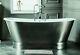 67-inch Skirted Stainless Steel Cast Iron Bathtub