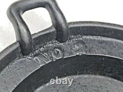 ANTIQUE 1800's OVAL SINGLE GATE MARK #2 CAST IRON CAMPING GRIDDLE 20 3/4