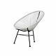 Acapulco Sun Oval Weave Indoor Outdoor Lounge Chair White FAST + FREE SHIPPING