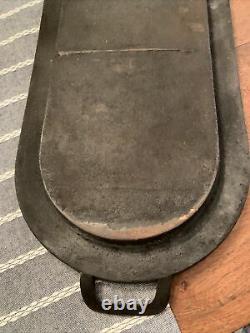 Antique Cast Iron No. 7 Gate Marked Oval Griddle, Fish Fryer 1880s