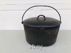 Antique Cast Iron Oval Roaster 1300 and 1301 Lid Griswold Wagner