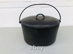 Antique Cast Iron Oval Roaster 1300 and 1301 Lid Griswold Wagner