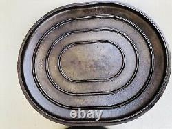 Antique Cast Iron Oval Roaster 1300 and 1301 Lid Griswold Wagner