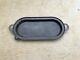 Antique Gate Marked Oval Cast Iron Griddle/ Grill Pan with pour