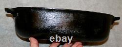 Antique Griswold Cast Iron Oval Roaster Dutch Over Rare No. 3