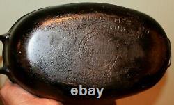 Antique Griswold Cast Iron Oval Roaster Dutch Over Rare No. 3