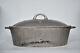 Antique Swedish Husqvarna 3L Oval Cast Iron Dutch Oven Roaster