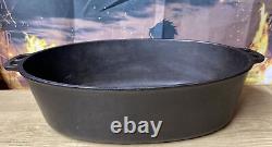 Antique, Wagner Ware Sydney-0- OVAL ROASTER, Roasting Pot with Cover 1285