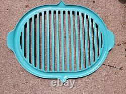 Atlanta Stove Works Cue-Grill enameled cast iron grill grate NOS