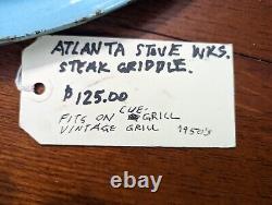 Atlanta Stove Works Cue-Grill steak grill attachment