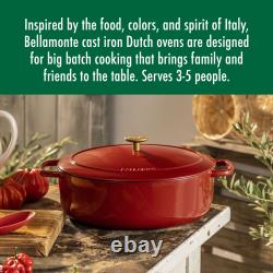 BALLARINI Bellamonte Cast Iron 4.75-qt Oval Dutch Oven