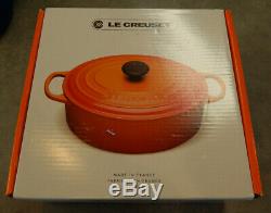 Brand New Authentic Le Creuset Turquoise Oval Dutch Oven 5 Qt