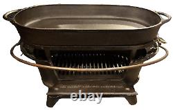 COMPLETE 1940s Birmingham Stove & Range Sportsman's Cast Iron withDoor & Air Vent