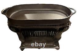 COMPLETE 1940s Birmingham Stove & Range Sportsman's Cast Iron withDoor & Air Vent