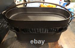 COMPLETE 1940s Birmingham Stove & Range Sportsman's Cast Iron withDoor & Air Vent