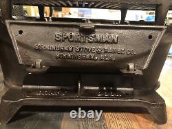 COMPLETE 1940s Birmingham Stove & Range Sportsman's Cast Iron withDoor & Air Vent