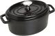 Cast Iron 1-Qt Oval Cocotte Matte Black, Made in France