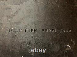 Cast Iron Deep Fish Fryer 3060 & Lid 3093 BSR Birmingham Stove & Range or Lodge