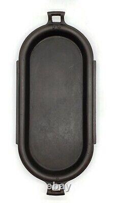 Cast Iron Griddle Sad Iron Heater No. 7 Gate Marked Oval