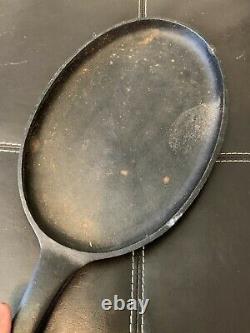 Cast Iron Skillet Lot Of 5 Oval Rectangle Round Used Castware Thermalloy