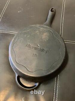 Cast Iron Skillet Lot Of 5 Oval Rectangle Round Used Castware Thermalloy