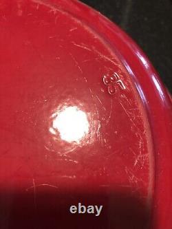 Chasseur Cast Iron Red Oval Casserole 35 pre-owned