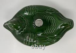Chicken Staub 5qt Cast Iron Cocotte Enameled Hen Rooster Dutch Oven Green CRACK