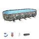 Coleman 26x12x52in Power Steel Oval Above Ground Pool with WiFi Pump FREE SHIPPING