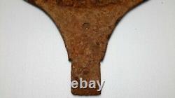 Extremely Rare Cast Iron Vintage Missouri State Highway 67 Sign Oval Shaped