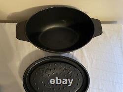 Fissler Cast Iron Arcana Roaster Oval Black Made in France