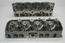 GM 3993820 Big Block Chevy Oval Port Cast Iron Cylinder Heads Open Chamber LS5