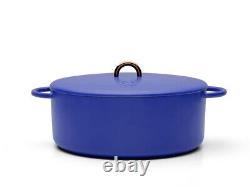 GREAT Jones THE DUCHESS Dutch Oven 6.75 Qt Enameled Cast Iron Blueberry