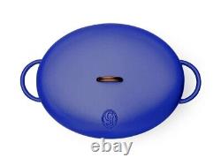 GREAT Jones THE DUCHESS Dutch Oven 6.75 Qt Enameled Cast Iron Blueberry