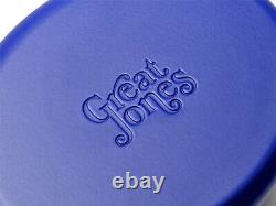 GREAT Jones THE DUCHESS Dutch Oven 6.75 Qt Enameled Cast Iron Blueberry