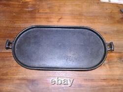 Gate Mark Cast iron Griddle Cooking Surface Marked J 8