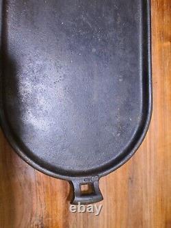 Gate Mark Cast iron Griddle Cooking Surface Marked J 8