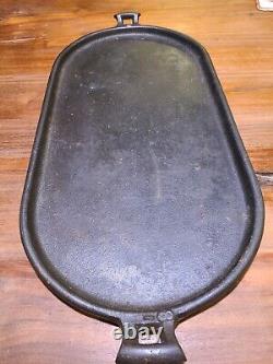 Gate Mark Cast iron Griddle Cooking Surface Marked J 8