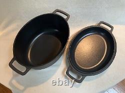 Geoffrey Zakarian 6-qt. Cast Iron Non-Stick Oval Dutch Oven With Lid