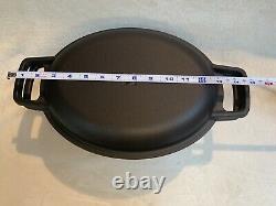 Geoffrey Zakarian 6-qt. Cast Iron Non-Stick Oval Dutch Oven With Lid