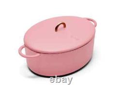 Great Jones The Duchess Dutch Oven 6.75 Qt Enameled Cast Iron Pink Taffy NEW