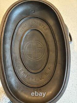 Griswold cast iron oval roaster