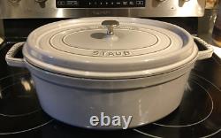 HTF STAUB Cast Iron Oval Cocotte Dutch Oven 8 L/ 8.5 QT 37 cm Made in France