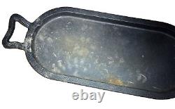 Hammered Cast Iron Paula Deen Oval Grill Pan