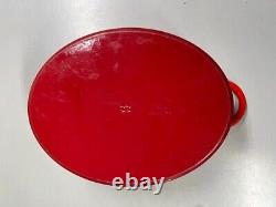 J. A. Henckels 6L Oval Enameled Cast Iron Dutch Oven Red