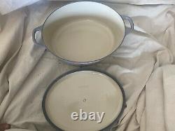 LE CREUSET # 31 Enamel 6-3/4 Quart Oval Dutch Oven Cast Iron MADE in FRANCE
