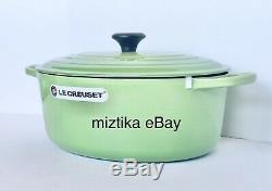 LE CREUSET #33 Exquisite Palm Green Color Oval Dutch Oven 8 QT New In Box