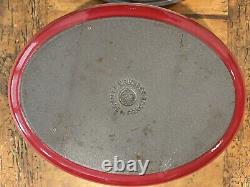 LE CREUSET Red Oval 5 Quart Dutch Oven #29 In gently used Condition